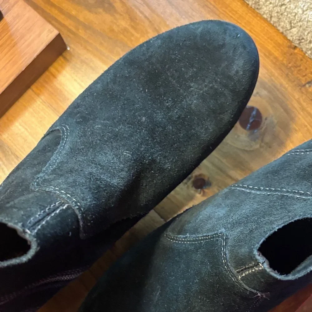Black Suede Ankle Boots